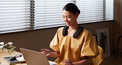 Built in microphone for hands-free communication