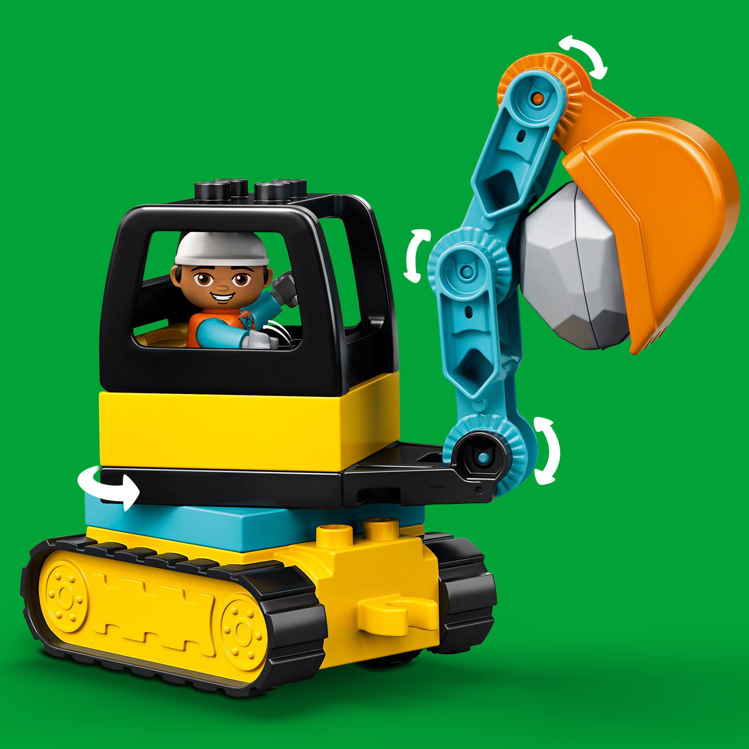 Lego duplo truck on sale & tracked excavator