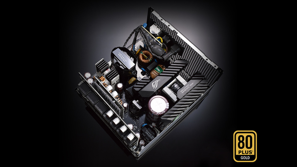 ASUS ROG Strix 1000W Gold PSU (16-pin cable), Power Supply - ROG