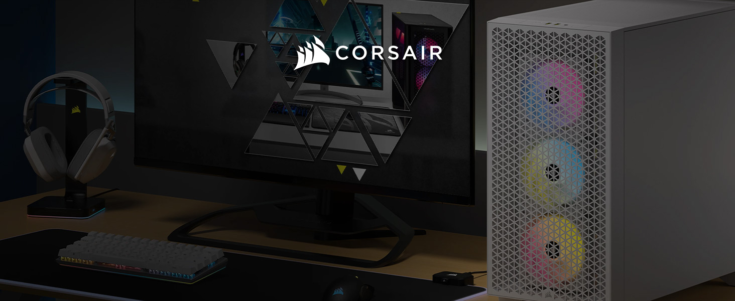 Corsair 3000D Airflow (Blanc) - Pc Gamer Casa