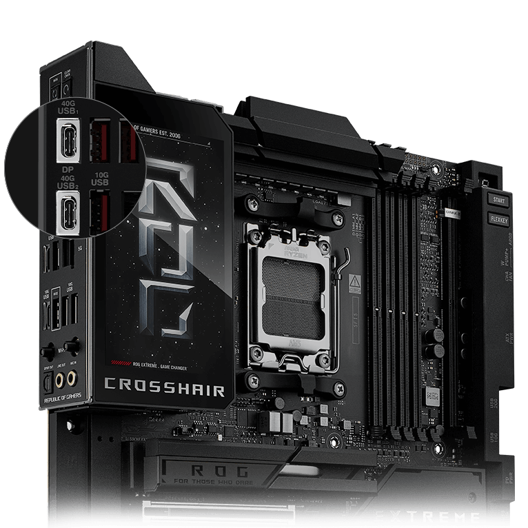 ZWEI USB4® TYPE-C®-ANSCHLÜSSE