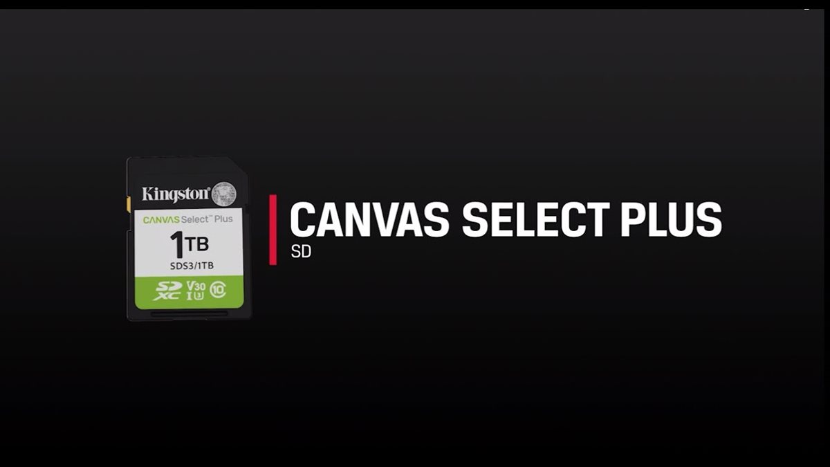 Tarjeta SD para cámaras DSLR y 1080p – Canvas Select Plus SD
