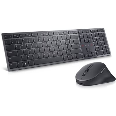 Dell Premier-samarbejdstastatur og -mus - KM900 - Pan-Nordiske (QWERTY)