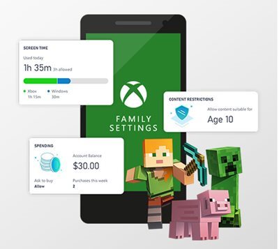 Xbox Family Settings app