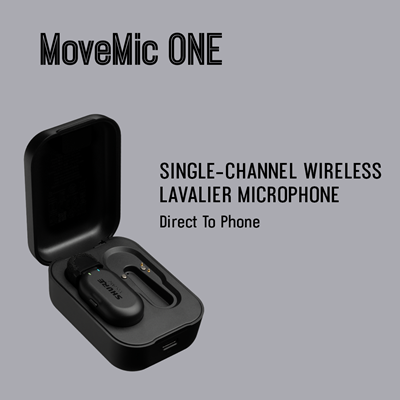 Shure MoveMic ONE wireless lavalier microphone with direct-to-phone capability