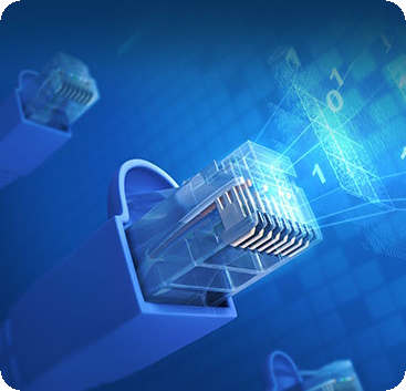 Ethernet cables with digital data