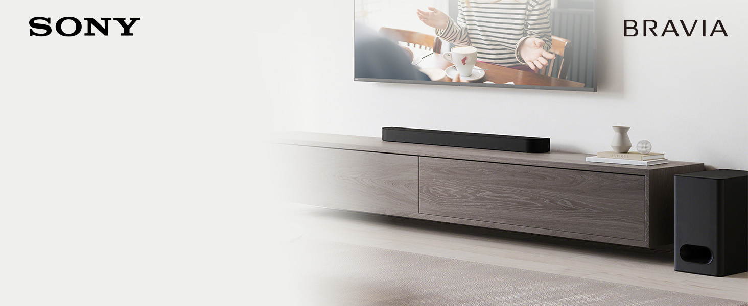 Sony BRAVIA Theater Bar 6, 3.1.2ch Sound bar with Powerful Wireless subwoofer, Surround Sound by Dolby Atmos/DTS:X Compatible HT-B600