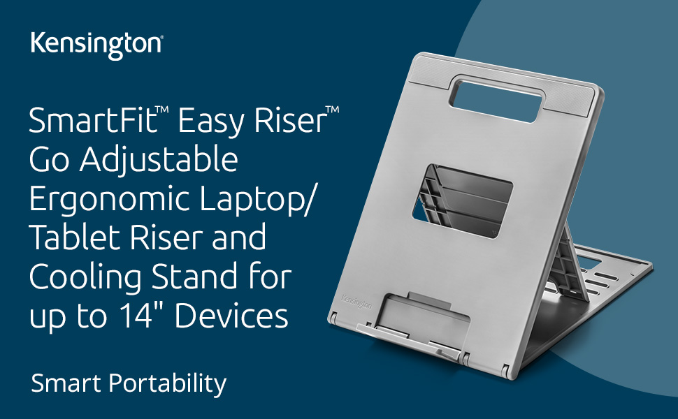 SmartFit Easy Riser 2.0 Supporto Per Laptop Regolabile In Altezza | Alza PC Portatile Ergonomico Con Base Pieghevole E Raffreddamento - 2