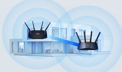 Soluzioni Innovative per il Tuo Business - Asus rt-be58u router estendibile wifi 7 dual band aimesh, 4k-qam, mlo, ai wan/lan 2,5g, 4 porte 1g, sicurezza di rete, parental control, rete