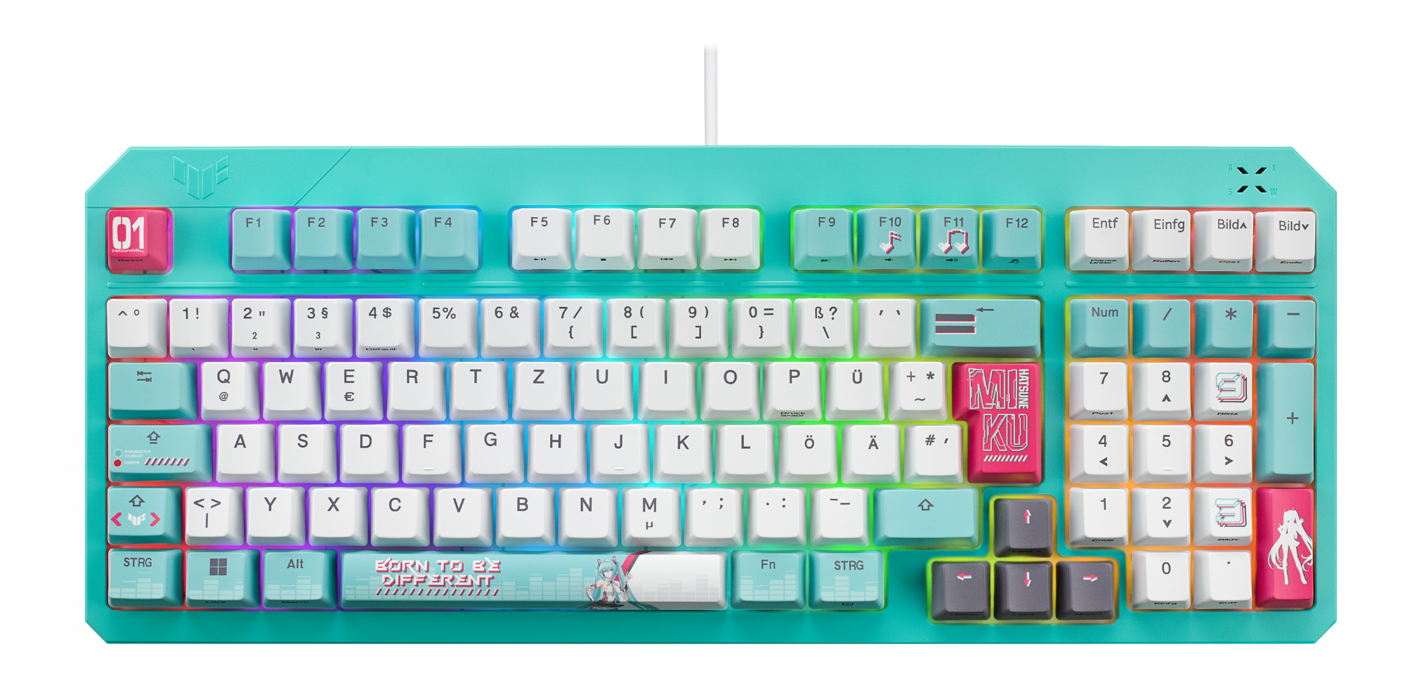 ASUS TUF Gaming K3 Gen II 96% Wired Optical Mechanical RGB Gaming