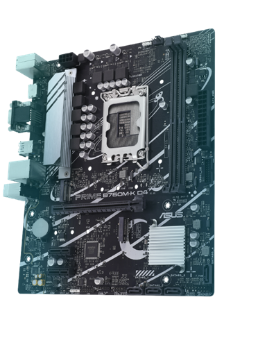 ASUS Intel PRIME B760M-K D4 LGA 1700 DDR4 Micro ATX Gaming
