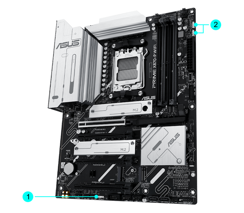 ASUS PRIME X870-P WIFI AM5 ATX Motherboard | PC-Canada