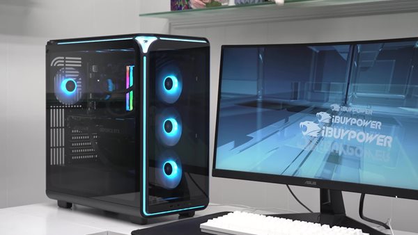 iBUYPOWER Element Gaming PC Desktop - AMD Ryzen 7 9800X3D - NVIDIA