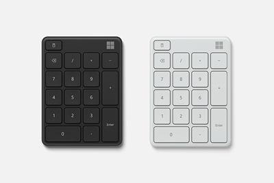 Microsoft Number Pad - keypad - matte black