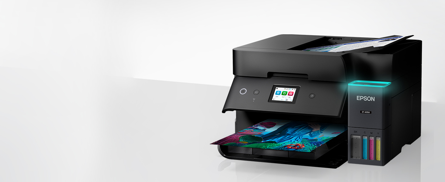 EcoTank ET-4950 Wireless All-in-One Color Supertank Printer