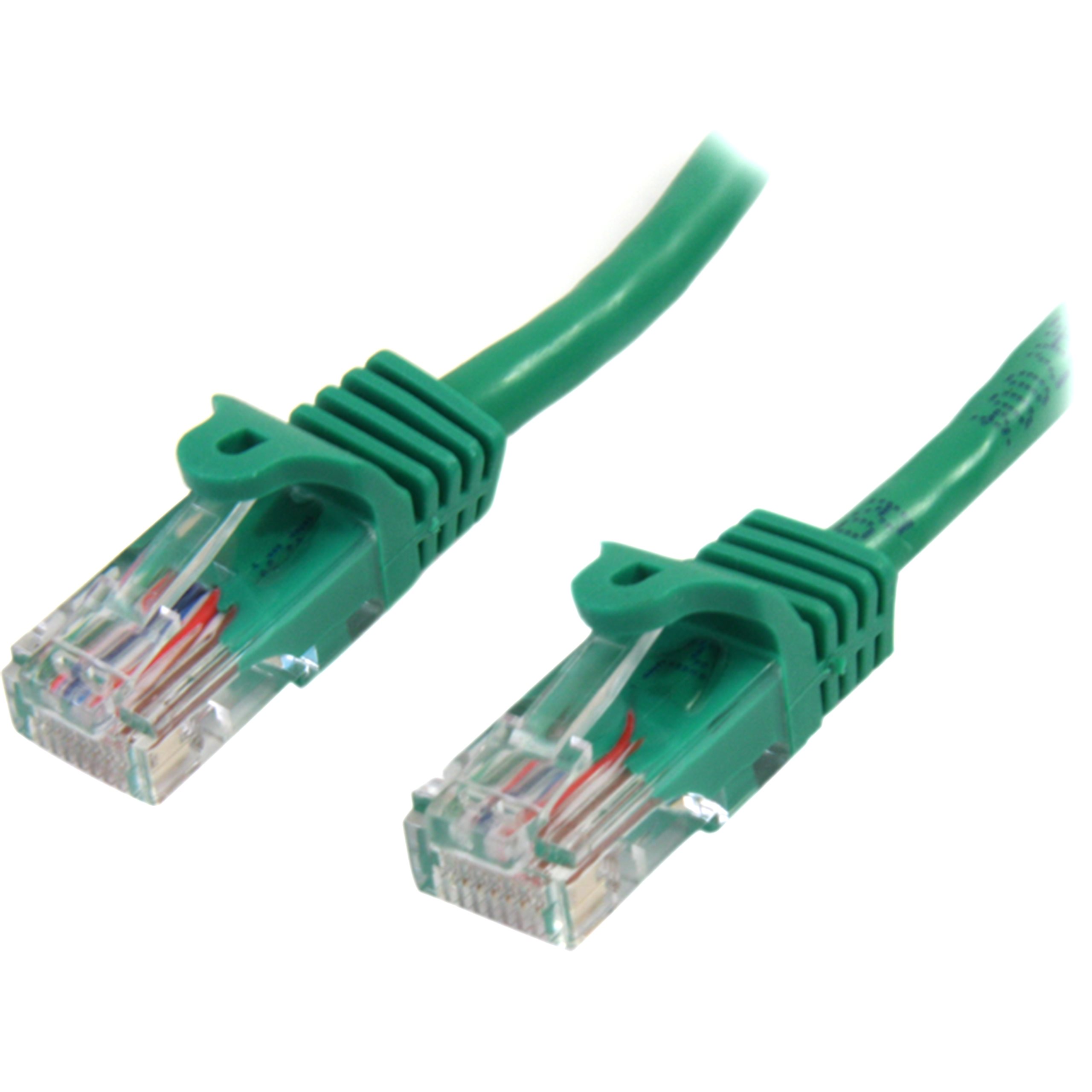 StarTech.com CAT5e UTP Molded Ethernet Cable, Green, 3ft (M45PATCH3GN)