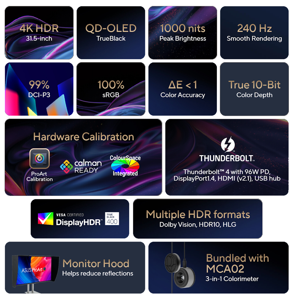 ProArt Display OLED PA32UCDMR-K