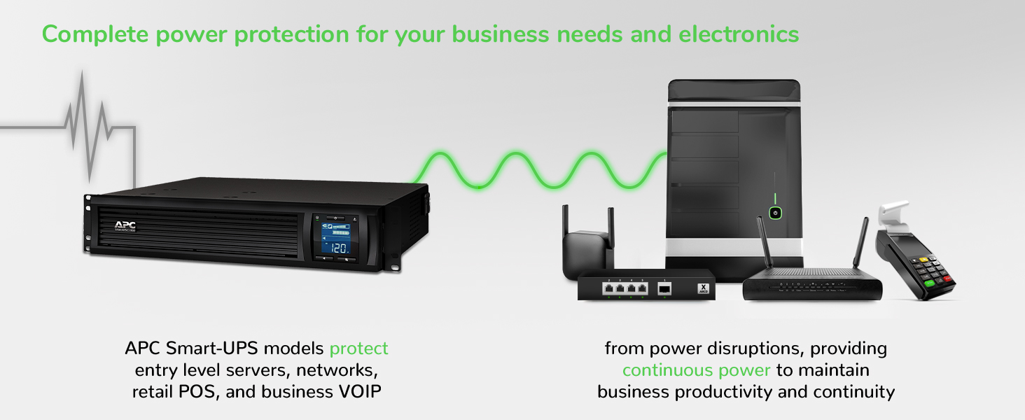 APC Smart-UPS C SMC1500-2UC - UPS - 900 Watt - 1440 VA - with APC ...