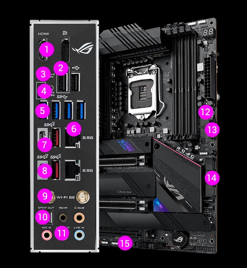 Buy ROG STRIX Z590-E GAMING WIFI | ROG Strix | Motherboards | ASUS 