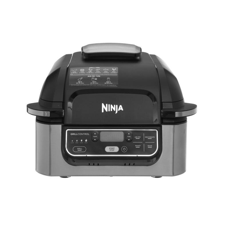 Ninja AG301UK Foodi Health Grill & Air Fryer Black/Stainless Steel -  Atlantic Electrics
