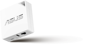 RT-AX50 Go angled towards the left, with a slight backward tilt.