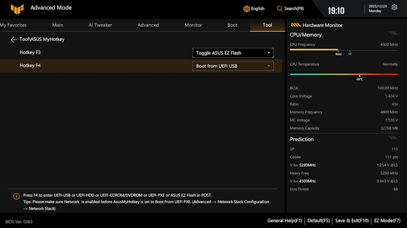 ASUS MyHotkey UI