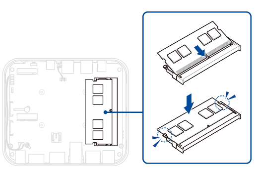 DDR5 SO-DIMM Einbau