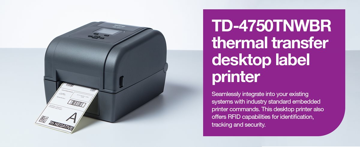 TD-4750TNWBR Desktop Label Printer
