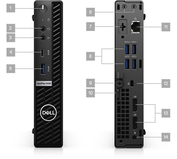 Dell OptiPlex 5000 5090 Desktop Computer - Intel Core i5 11th Gen