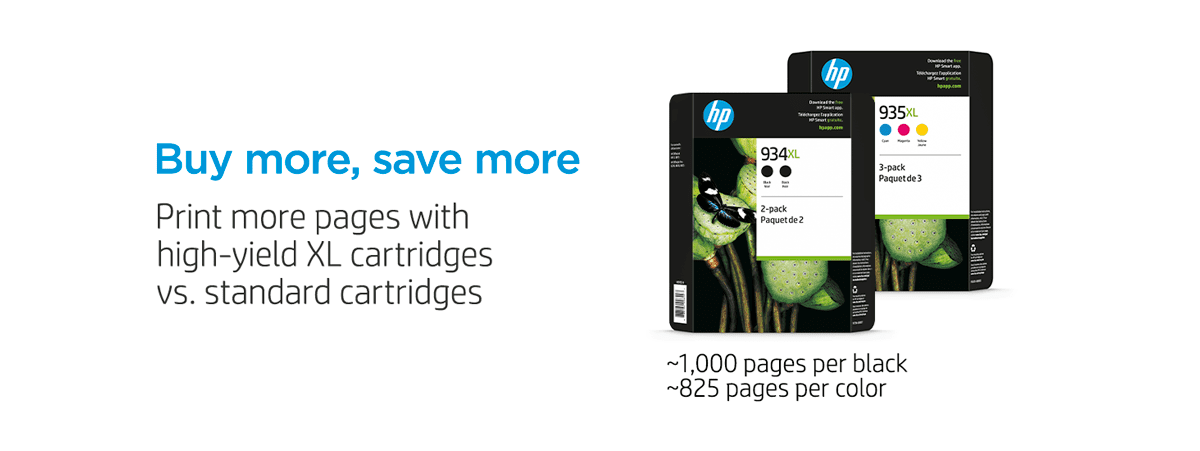 original hp 932 933 ink standard high-yield multipack cartridges savings
