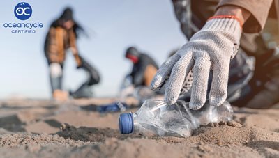 Plastique risquant de finir dans l’océan certifié OceanCycle®