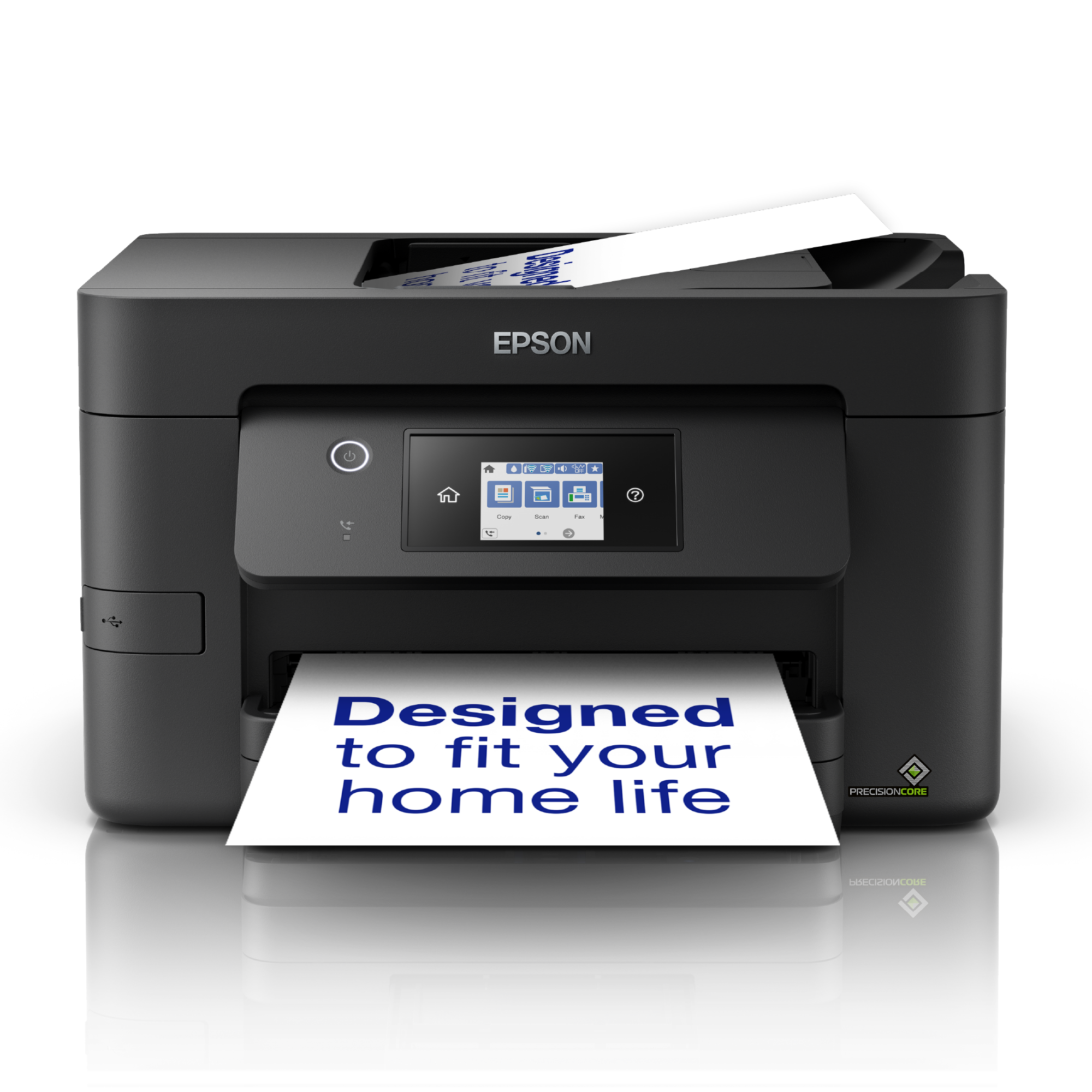 slide 1 of 10, show larger image, workforce pro wf-3820dwf printer