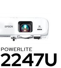 Epson PowerLite 2250U - 3LCD projector - LAN - V11H871020 - Office