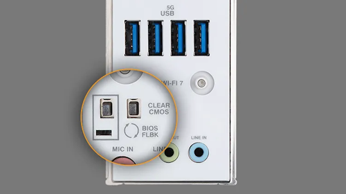 Clear CMOS & BIOS FlashBack™