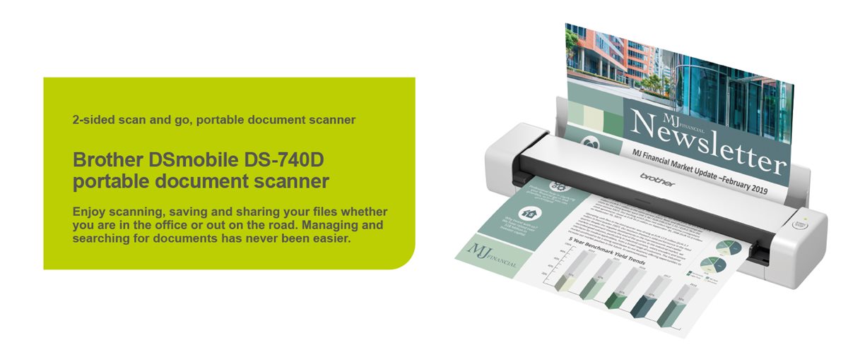 Brother DSmobile DS-740D portable document scanner
