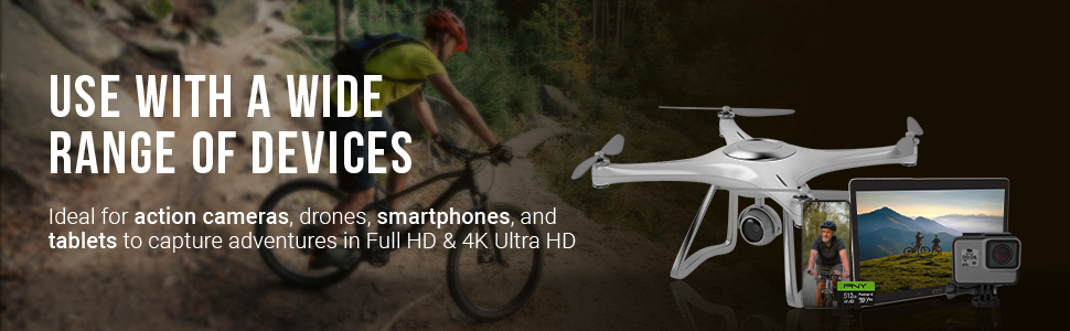 512GB Premier-X Class 10 U3 V30 microSD Flash Memory Card