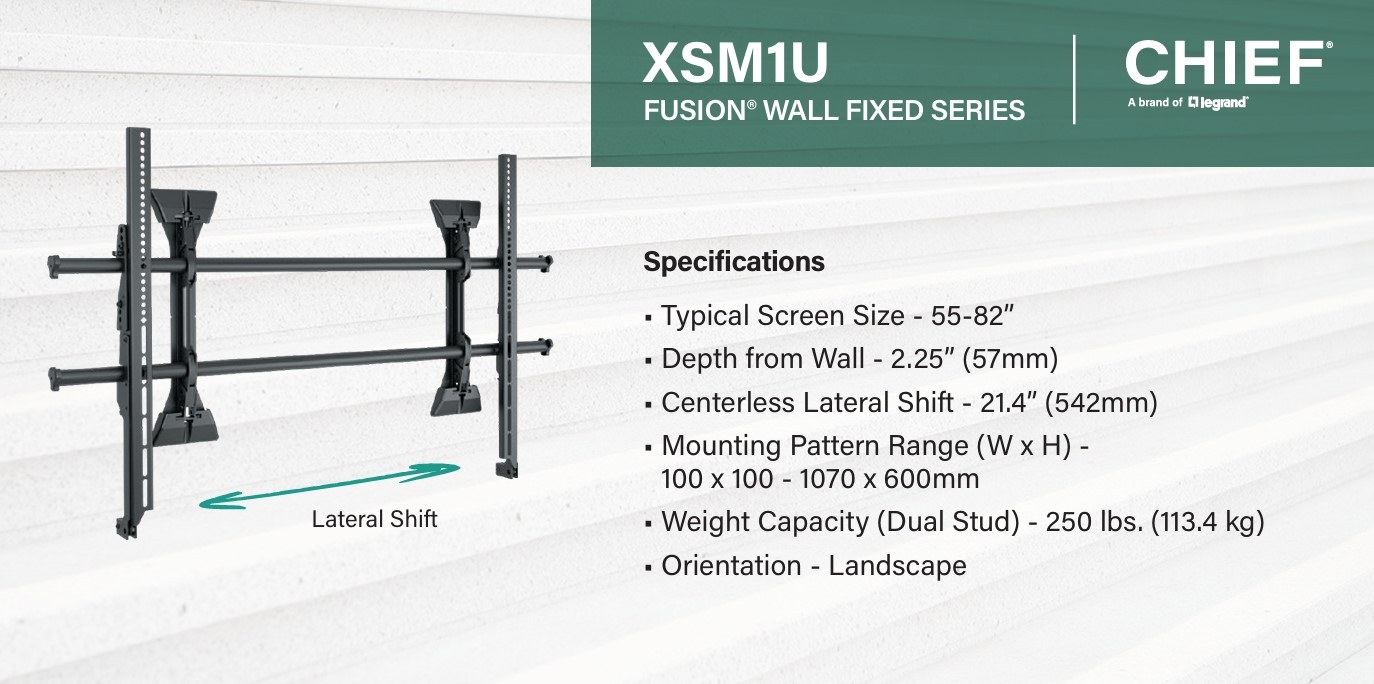 Chief Fusion Medium TV Ceiling Mount - For 32-65 Inch TVs - Dual ...