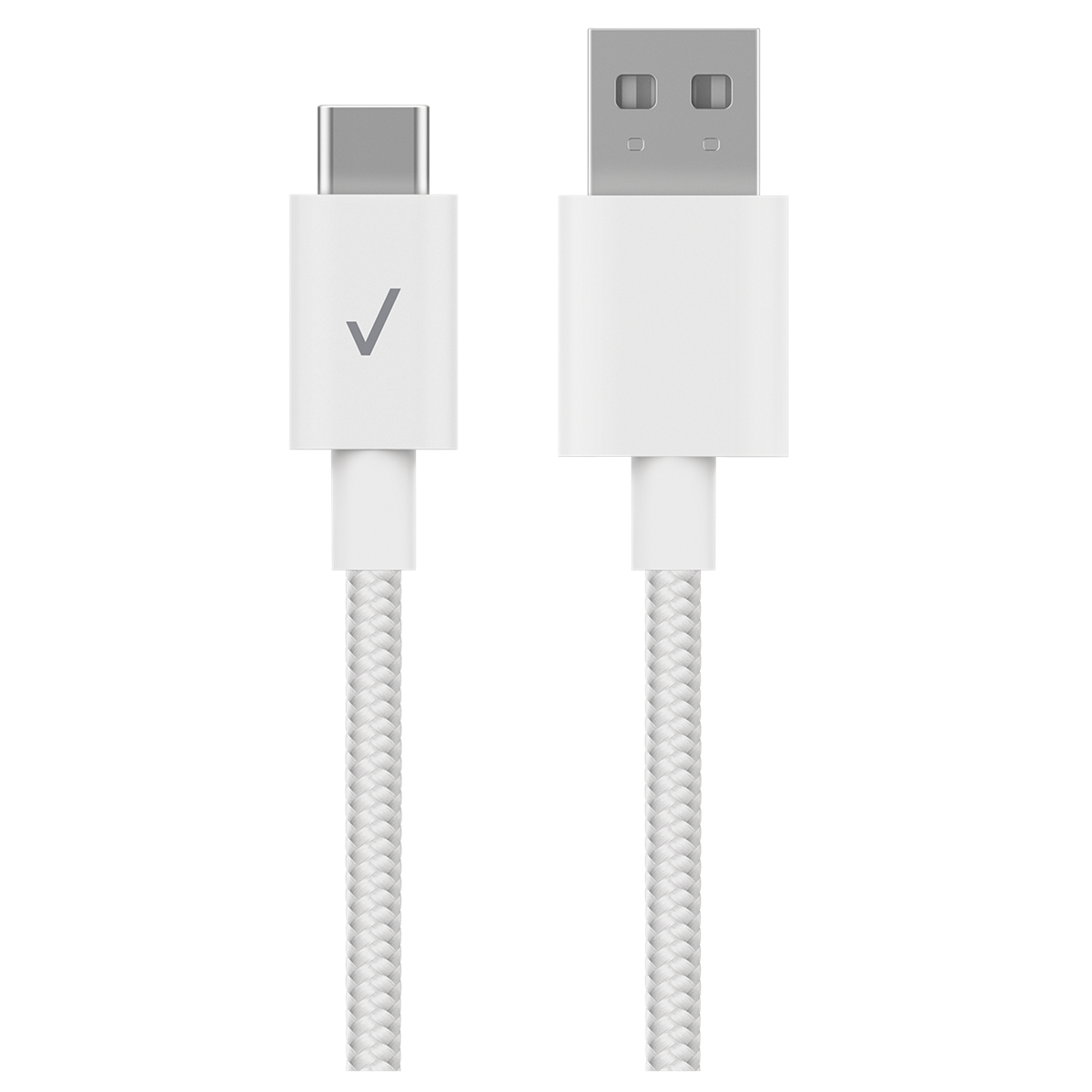 Verizon Braided Cable USB-A to USB-C, 10ft, Eco-Friendly Fast