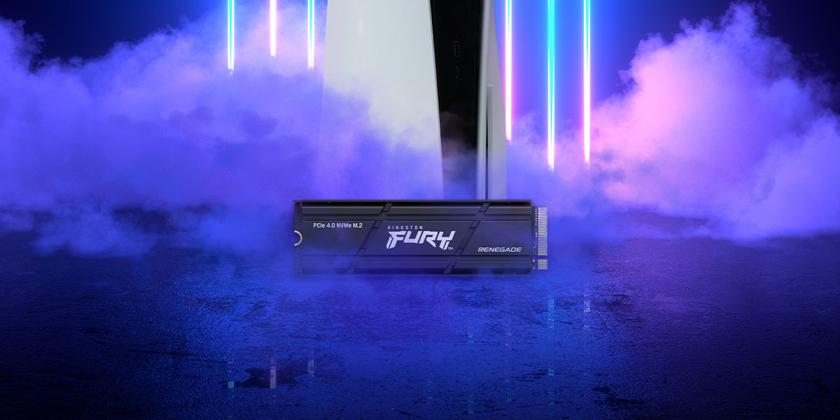 Kingston Fury Renegade 4TB PCIe Gen 4.0 NVMe M.2 Internal Gaming SSD with  Heat Sink | PS5 Ready | Up to 7300MB/s | SFYRDK/4000G