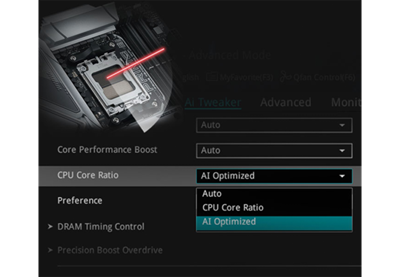 AI Overclocking UI setting