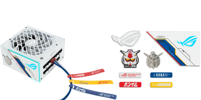 ASUS ROG STRIX 850W GUNDAM EDITION PSU, (Limited Edition, ROG