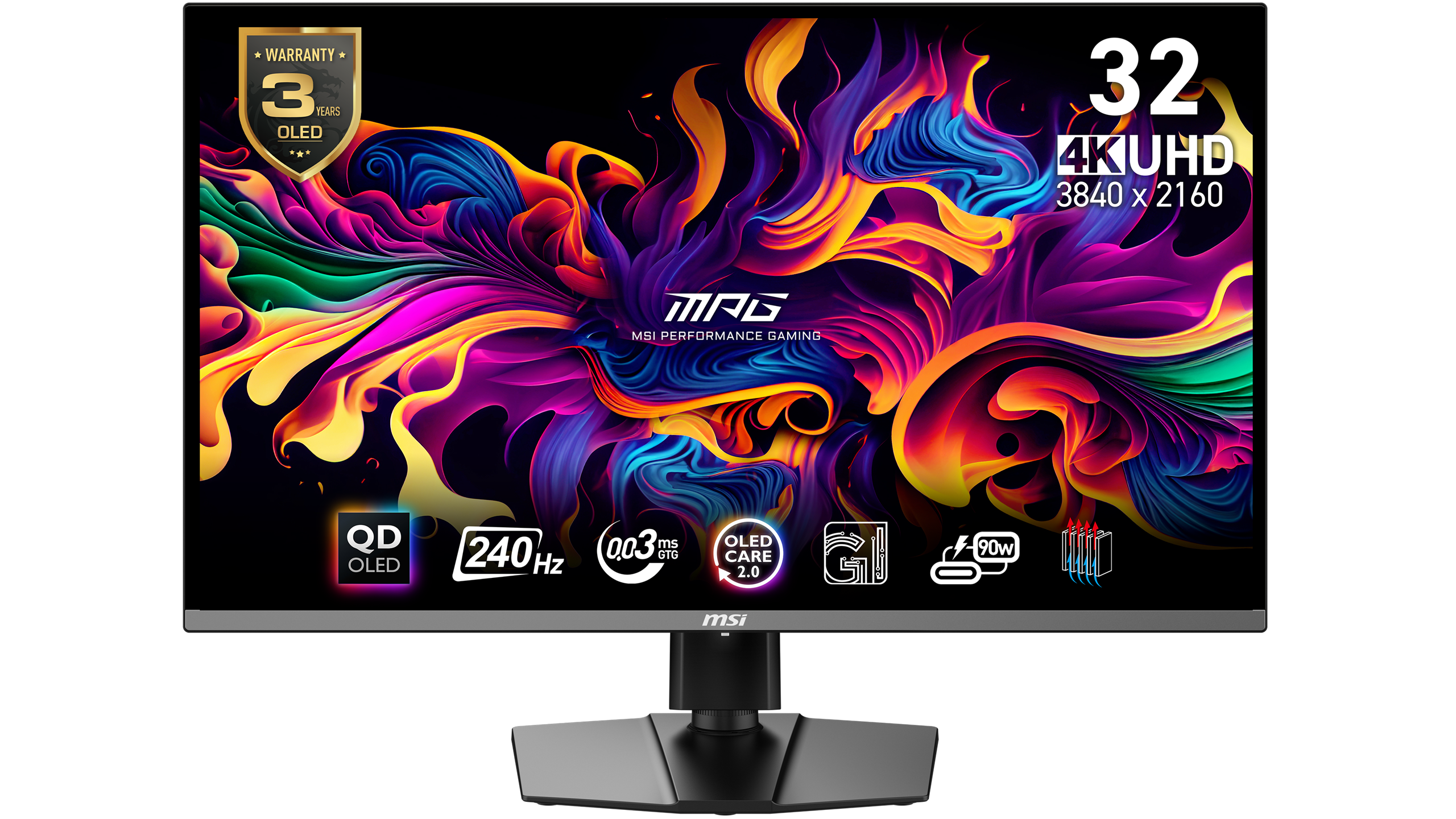 MSI MPG 321URX QD-OLED 31.5インチ 4K 240Hz MSI MPG 321URX QD-OLED 32