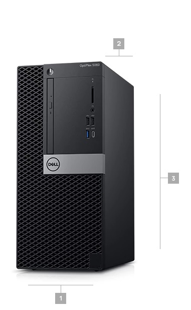 Dell - OptiPlex 5060 - MT - Core i5 8500 3 GHz - 8 GB - HDD 500 GB