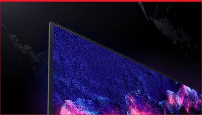Product photo showing the superslim profile of the PG32UCDM