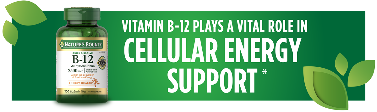 Vitamin B12 đóng vai trò thiết yếu trong việc hỗ trợ năng lượng tế bào.