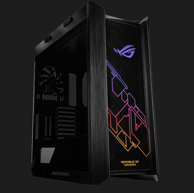 ASUS ROG Strix Helios GX601 White Edition RGB Mid-Tower Computer Case for  ATX/ EATX Motherboards with Tempered Glass, Aluminum Frame, GPU Braces,  420mm Radiator Support and Aura Sync 