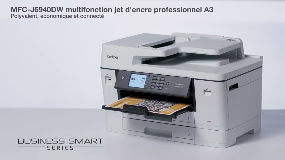 Imprimante Multifonction - BROTHER - Jet d'encre 3-en-1 - A4 - Couleur -  Wi-Fi - DCPJ1050DWRE1 - Cdiscount Informatique
