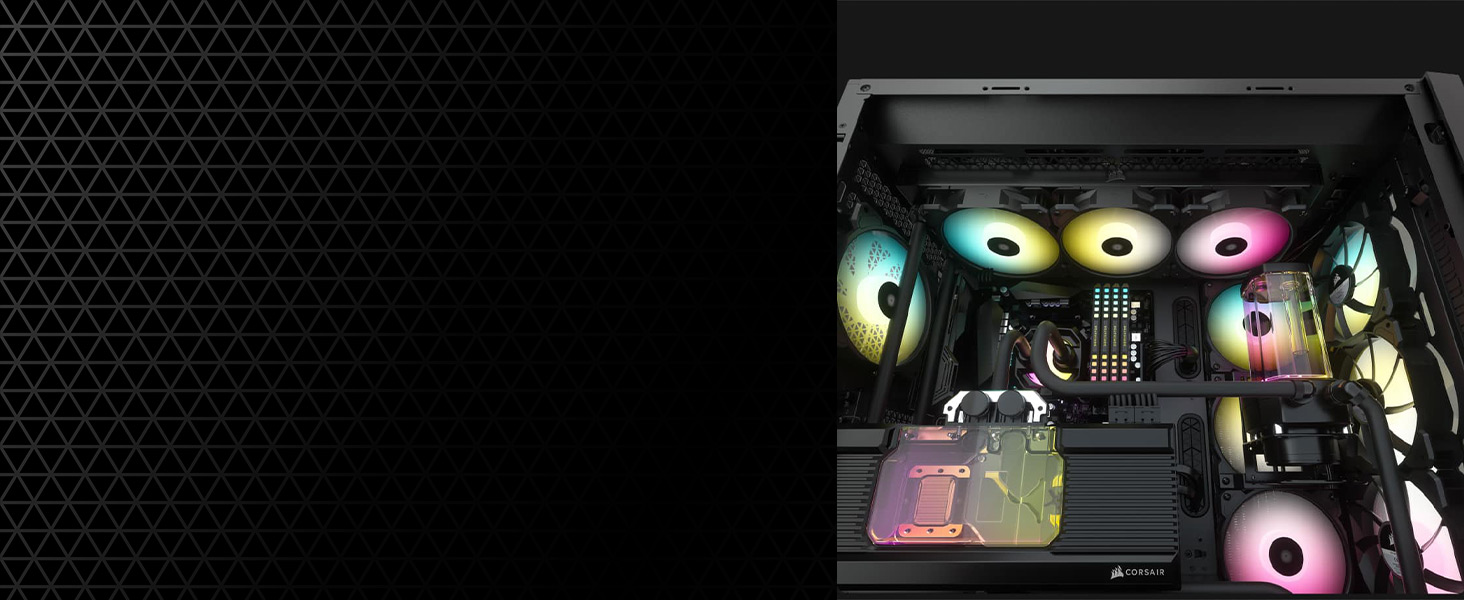  Corsair iCUE 5000X RGB - Gabinete inteligente ATX