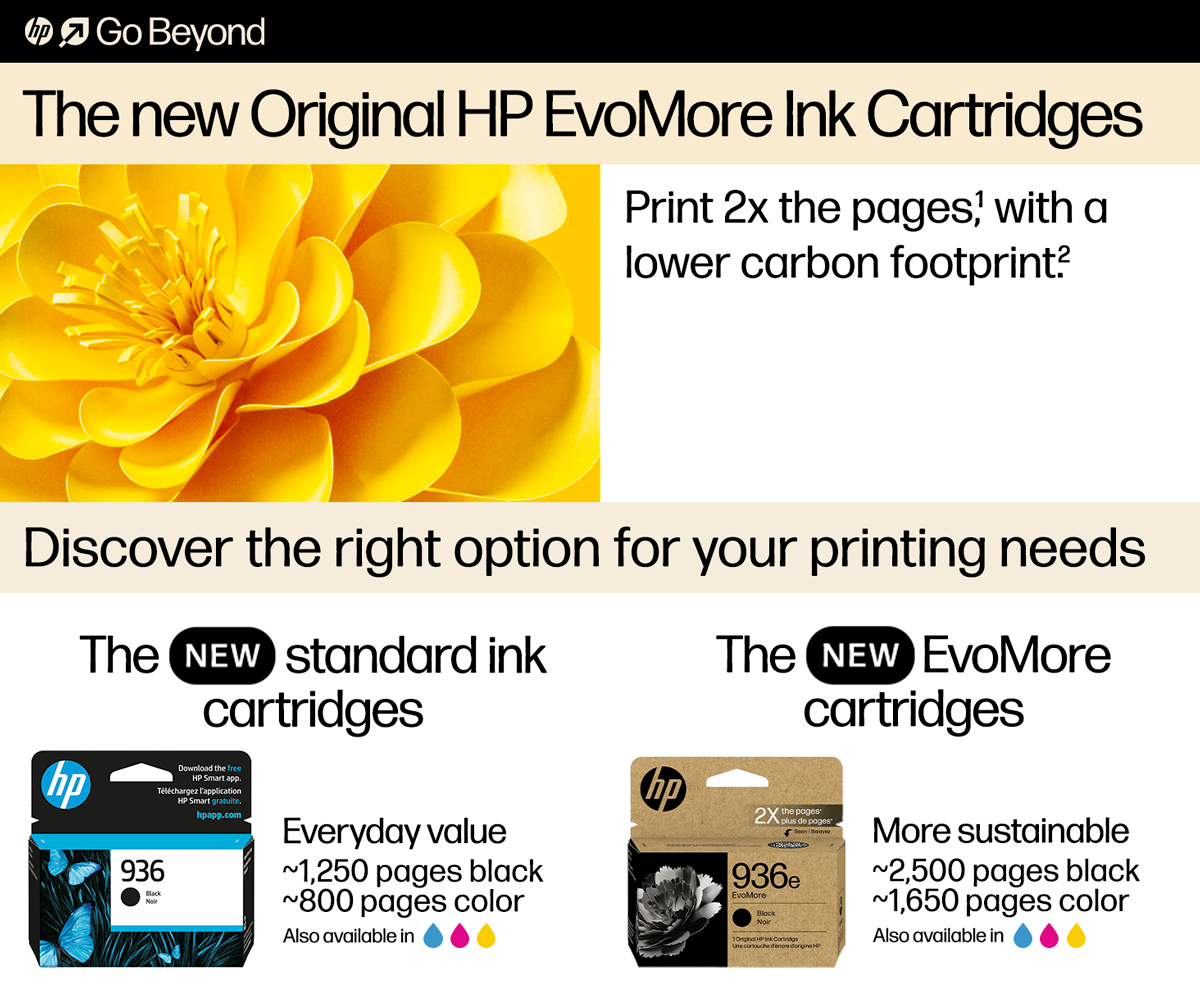 HP 936e EvoMore black original ink cartridge