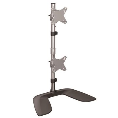 Dual-Monitor Mount | Height Adjustable | For up to 27" Monitors
